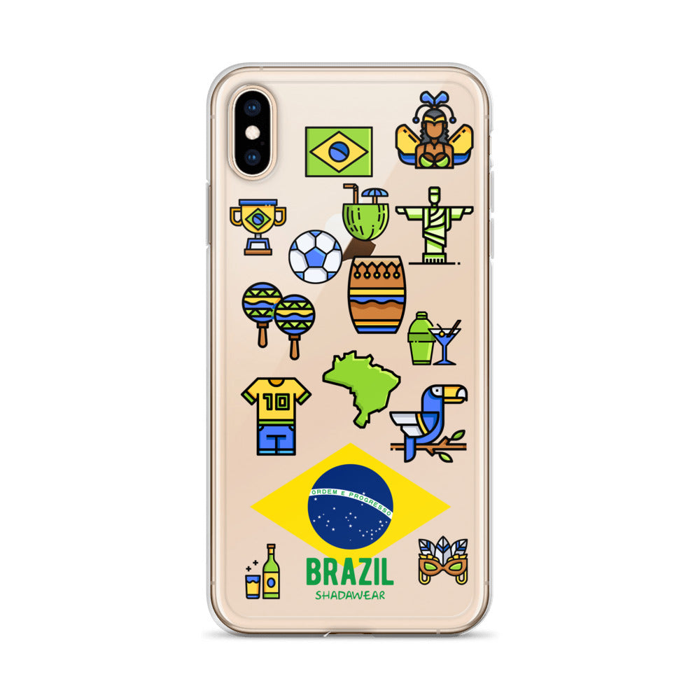 Brazil Life Clear iPhone Case Shadawear