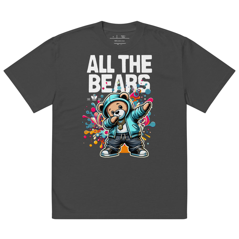 All the bears | Oversized faded t-shirt
